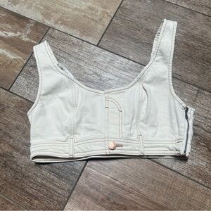 Wild Fable | Light Wash Denim Crop Vest Top